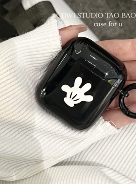 可爱米奇手掌爪爪耳机壳保护套适用苹果airpods1/2/3代pro保护套耳机男生苹果4代