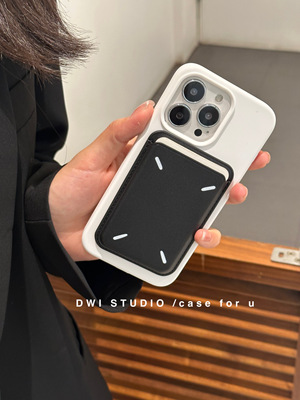 简约马吉拉磁吸卡包手机壳