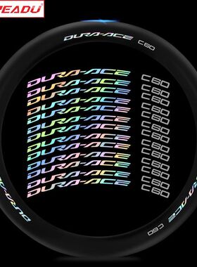 公路车轮组装饰贴R9270-DA C60轮组贴纸自行车碳钎维车圈刀圈贴