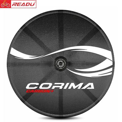 热爱度2022corima MONOBLOC DISC封闭轮贴纸自行车大饼TT铁三轮