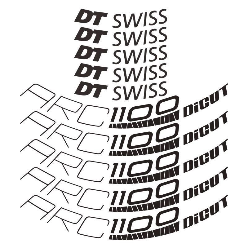 DT SWISS ARC1100公路车轮组贴纸自行车刀圈轮毂车圈贴纸装饰防水
