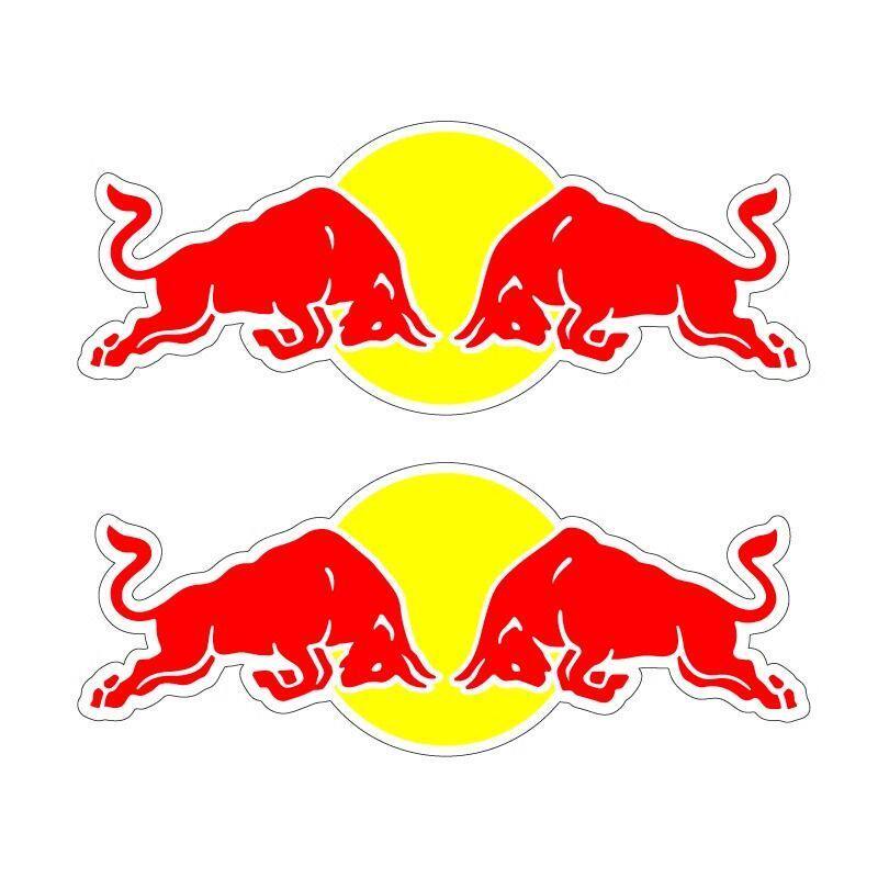 红牛贴纸公路车山地车速降DH坠山越野车架前叉车贴red bull防水