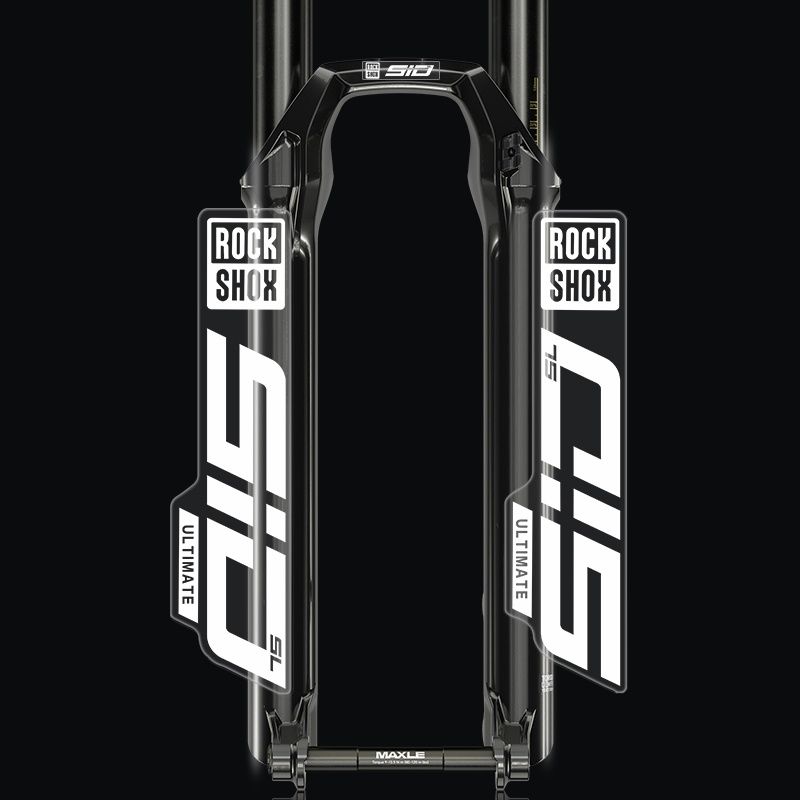 2021 rockshox sid SL前叉贴纸自行车山地车前叉改装装饰防水耐磨