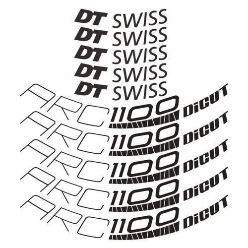 贴库DT SWISS ARC1100公路车轮组贴纸自行车刀圈轮毂车圈贴纸装饰