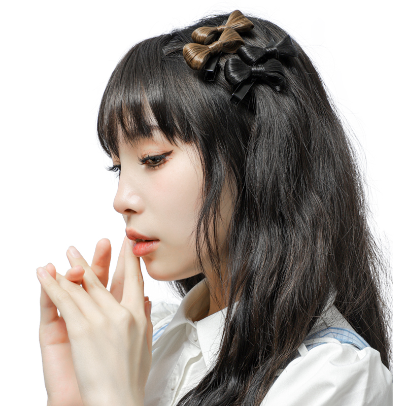 娇滴滴边夹蝴蝶结鸭嘴夹