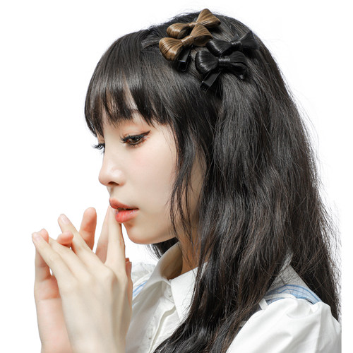 娇滴滴边夹蝴蝶结鸭嘴夹