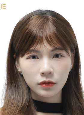 真人发丝无痕隐形齐刘海发片