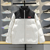 2025冬新款 李宁羽绒服厚款 男短款 潮流80%鸭绒保暖立领外套AYMV581