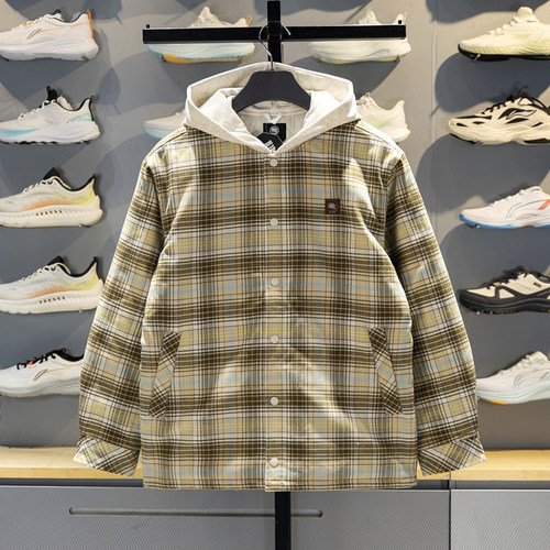 李宁反伍男子宽松短棉服保暖外套