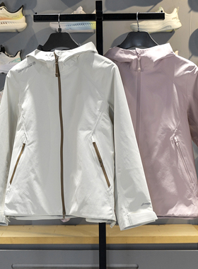 李宁户外CF溯万龙甲单层冲锋衣黑龘女子反光防暴风雨外套AEMV040