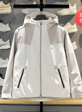 李宁三合一运动风衣男女2025冬季加绒保暖外套冲锋衣AWBV089 090