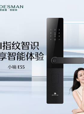 德施曼智能门锁指纹锁密码锁联网锁小嘀E55