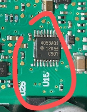 4053AQ1 路虎48V轻混系统DCDC控制模块器电脑板逻辑多路驱动芯片