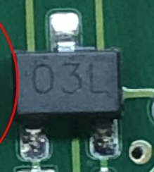 03L 大众朗逸挂档杆霍尔传感器三极管SOT23 A1103L 3脚