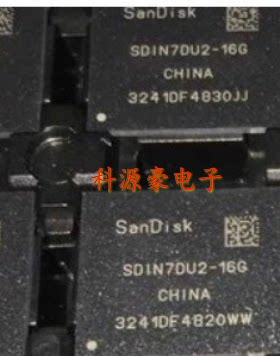 SDIN7DU2-16G BGA153球 比亚迪主机EMMC 内存闪存芯片16G