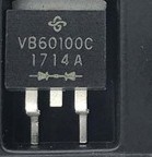 VB60100C 适用比亚迪新能源充电机方向机电脑板肖特基二极管TO263