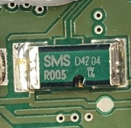 SMS R005 1％ 适用宝马N55电子气门高精密绿色取样电阻 全新原装