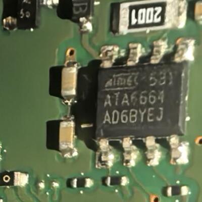 ATA6664 汽车收发器通讯IC芯片模块 SOP8脚全新进口