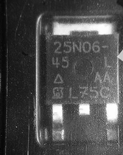 25N06 SUD25N06-45L 奔驰S600点火电脑易损场效应管