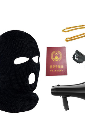 头套男头罩精英帽子全脸保暖面罩战士黑色个性帽子