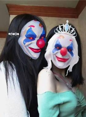和平精英小丑面具怪诞乔克头套搞怪搞笑皮肤cosplay面罩道具直播