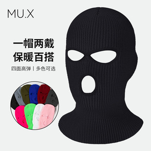 巴拉克拉法帽男针织飞虎队搞怪沙雕叙利亚rushb黑色精英头套drill