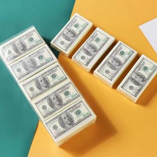 创意纸巾趣味彩色印花卡通美元手帕纸餐巾纸小包餐厅钞票卫生纸
