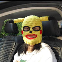 The same style of Douyin Internet celebrity Green Fishman, green-headed fish head cover, funny and funny Pikachu fishhead monster mask, sand sculpture face mask thumbnail 5
