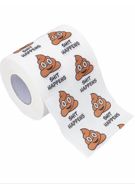 Happy Birthday 生日快乐~创意搞怪便便印花厕纸卷纸 送朋友礼物