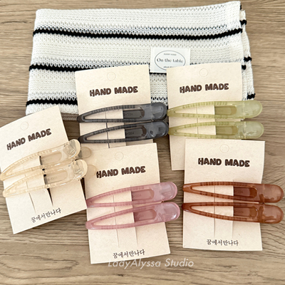 一对装大号化妆夹刘海夹