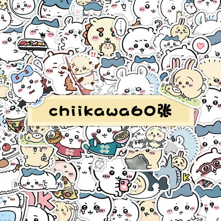 120张热卖可爱卡哇伊涂鸦贴纸 装饰书桌笔记本电脑水杯文具盒贴