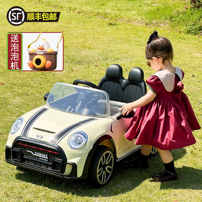 仿真mini儿童电动车可遥控可摇摆