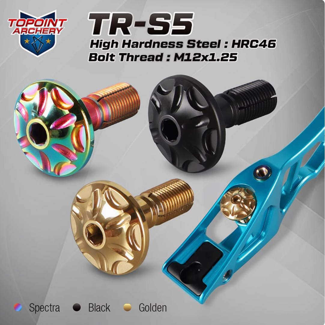TOPOINT顶点反曲弓弓把螺丝高硬度钢材螺栓HOYT通用弓把螺丝配件