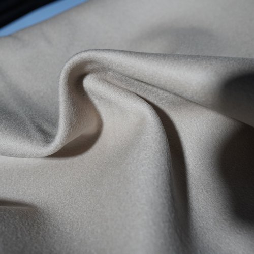 康家杏色双面羊绒布料10%羊绒