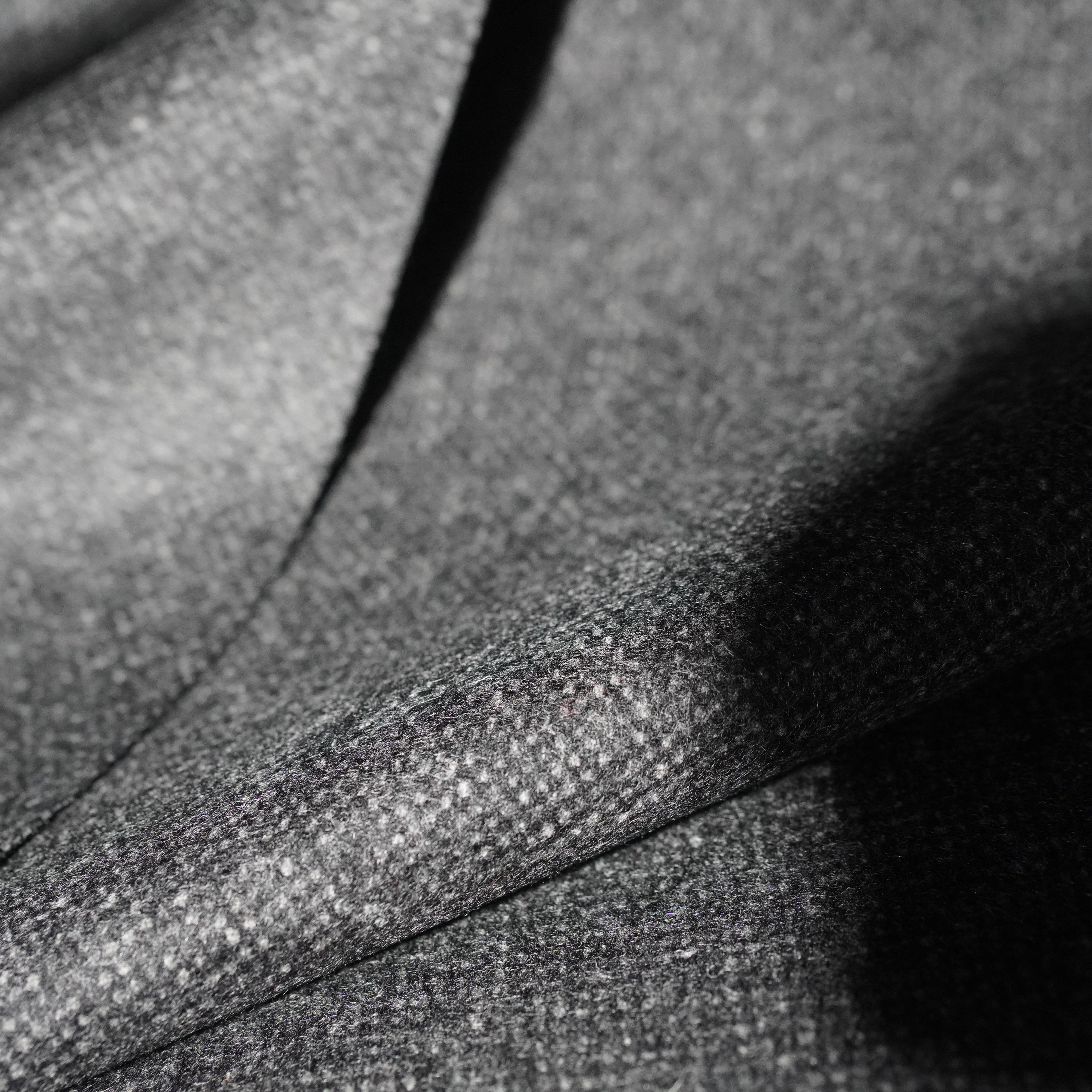 68号灰提花精纺羊毛羊绒布料