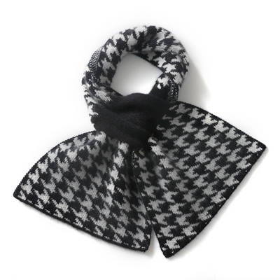 小小象~山羊绒围巾女秋冬保暖针织毛线围脖护颈脖套百搭围巾