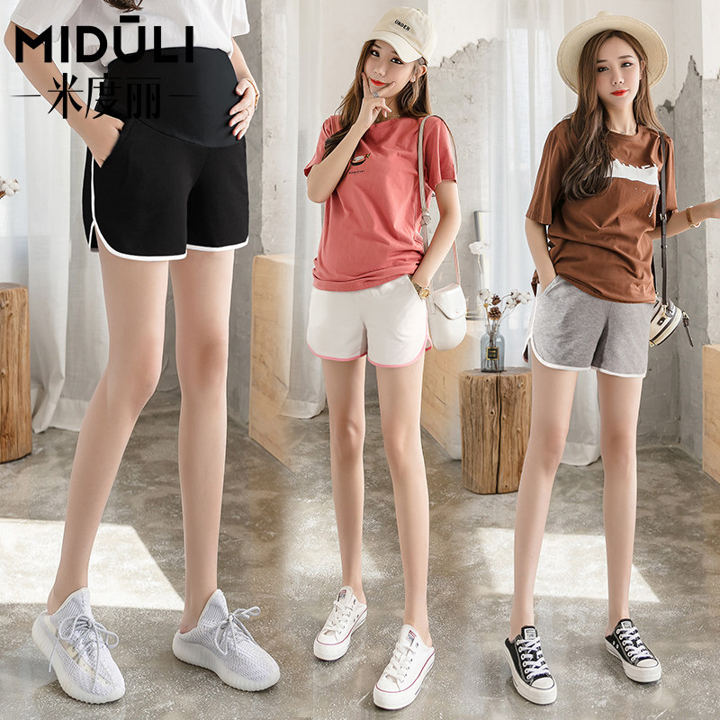 孕妇裤裤子孕妇短裤纯棉夏季时尚外穿打底裤夏薄款运动安全裤夏装在类目 孕妇装/孕产妇用品/营养, 孕妇裤/托腹裤中 - 来自Buy2taobao.com提供专业的淘宝代购服务