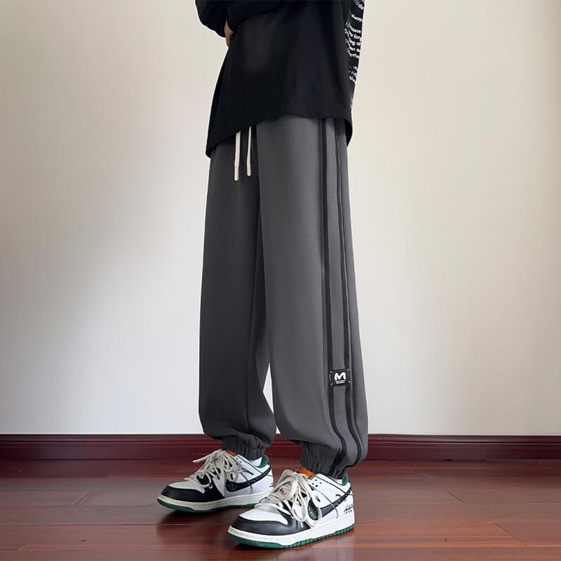菠萝格2026秋季新品休闲百搭显瘦显高卫裤潮男长裤CK98106-特35,男装休闲裤,电商A107