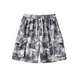 2025凉感透气休闲短裤男夏季宽松百搭痞帅短裤A107-DK2595-特P30，男装牛仔裤，电商A107