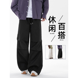 高品质堆叠防风侧拉链美式休闲裤A107-CK25737-特P36无影墙，男装休闲裤，电商A107