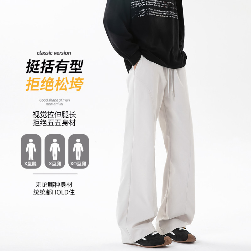 秋季上新高品质百搭潮流美式休闲裤A107-CK25751-特P30无影墙,男装休闲裤,电商A107