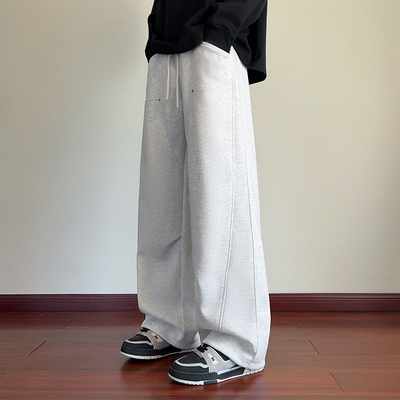 含棉量60% 华棉 2025秋季百搭大码美式长裤 CK25798-特P35