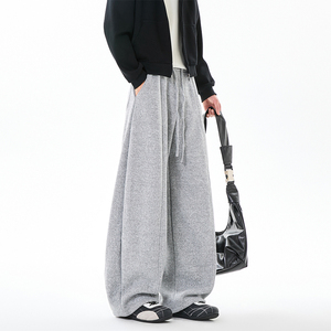 抖音大 重磅460克 慵懒风云朵弯刀裤 CK26105-特P40加绒45，男装卫衣，电商A107