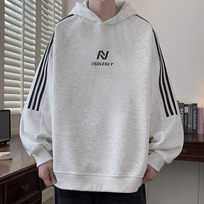 秋季2026新款华棉休闲百搭卫衣潮流男士港风连帽卫衣W3003-特P50，男装卫衣，电商A107