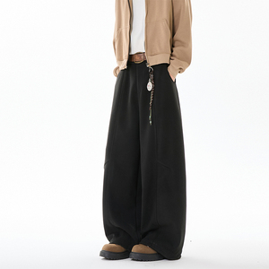 2026春季 韩式百搭休闲阔腿卫裤日系纯色长裤 CK261011-特P48，男装休闲裤，电商A107