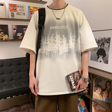 菠萝格重磅280克美式印花设计潮百搭男士T恤A107-TX2405-特P30，男装T恤，电商A107