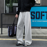 含棉量60%现货5万件华棉加绒卫裤美式长裤CK25777-特P24加绒30，男装休闲裤，电商A107