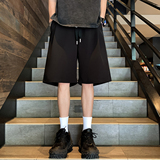 夏季新款大码百搭五分裤美式ins冰丝短裤男A107-DK6022-特P33，男装牛仔裤，电商A107