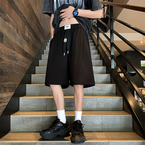夏季新款大码百搭五分裤美式ins冰丝短裤男 A107-DK6022-特P33图片