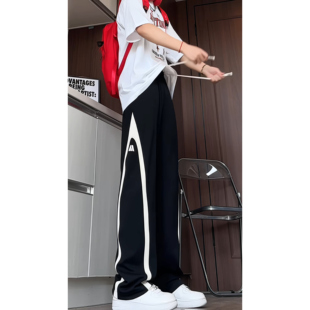 P38 得物品质2025夏季 CK2579 A107 控88 潮流百搭直筒垂顺冰丝长裤